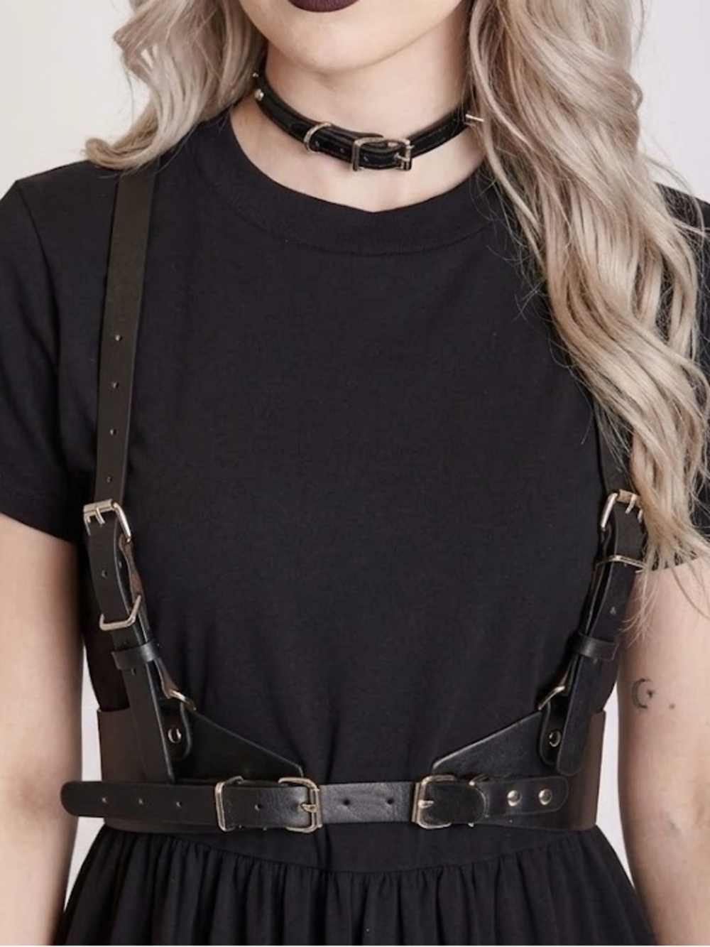 Midnight Hour Vegan Belted Harness Large